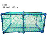Chinese manufacture directly supply OEM Galvanized and plastic-coated dipped PE net for crab lobster