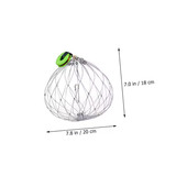 Adjustable folded soft Crab Catcher Lobster Cage Freshwater Bottom Fishing Techniques Aquaculture Tr